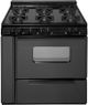 Premier 36" Black Pro Style Gas Range-0