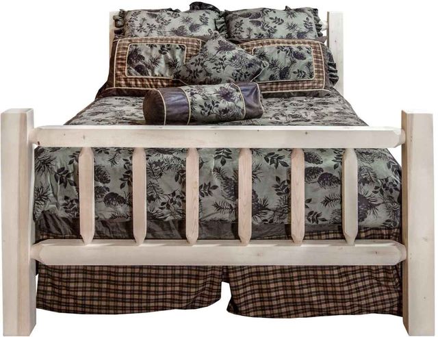 Montana Woodworks® Homestead Clear Lacquer Queen Bed-1