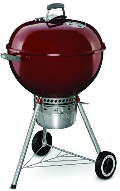 Weber® 22" Original Kettle™ Premium Charcoal Grill-Crimson-0