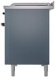 Ilve® Nostalgie II Series 48" Blue Grey Pro Style Dual Fuel Range-2