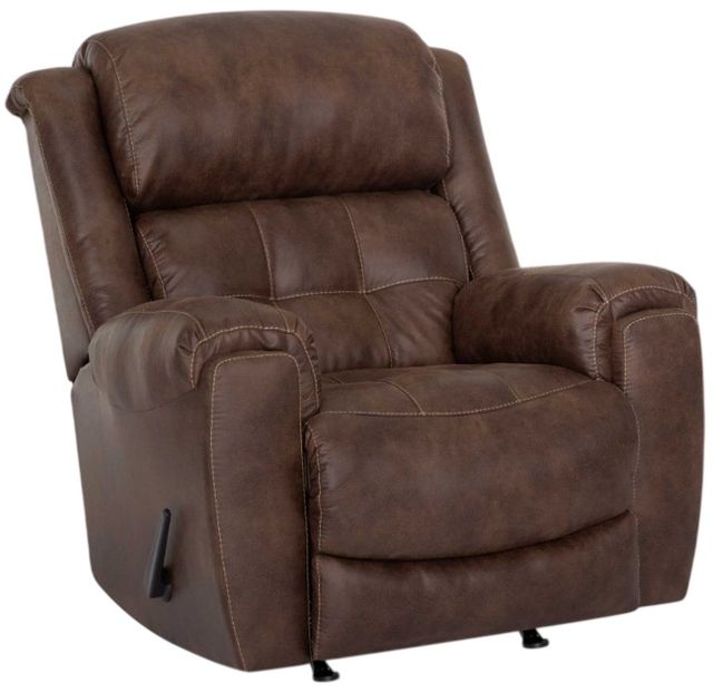 Franklin™ Clyde Ford Chocolate Manual Rocker Recliner-0