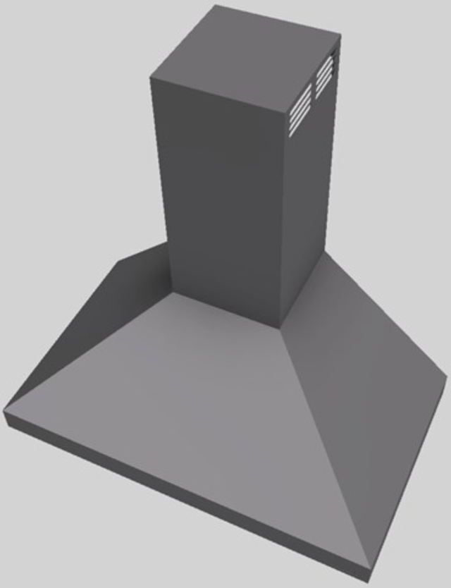 Vent-A-Hood® 36" Gunsmoke Wall Mounted Range Hood-3