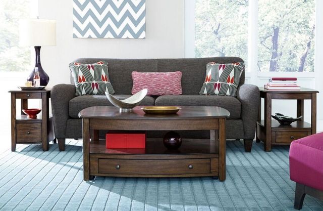 Hammary® Primo Graphite Square Chairside Table-2