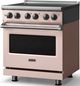 Viking® 5 Series 30" Blush Pro Style Electric Range with Polished Chrome Trim-2