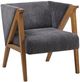 Olliix by Madison Park Carla Charcoal Accent Lounge Chair-1
