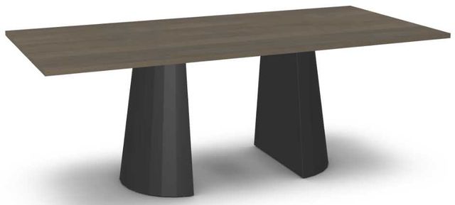 Amisco Customizable Gemma Birch Veneer 84" Rectangular Dining Table-0