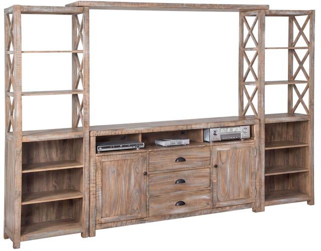 Sunny Designs™ Durango Weathered Brown Entertainment Wall Bridge-0