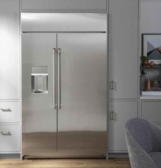 Café™ 42 in. 24.5 Cu. Ft. Stainless Steel Built In Counter Depth Side-by-Side Refrigerator-9