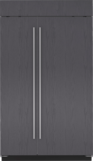 Front view of the Sub-Zero® Classic Series 48 in. 29.1 Cu. Ft. Panel Ready Side-by-Side Refrigerator