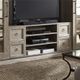 Liberty Furniture Mirrored Reflections Heathered Taupe Entertainment TV Stand-1
