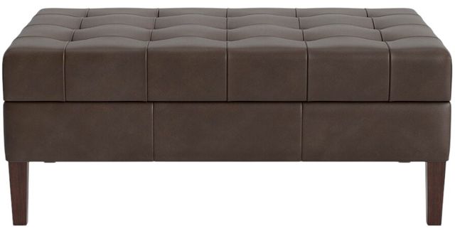 Bassett® Furniture Customizable Dover Leather Large Rectangle Ottoman-1