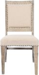 Jofran Inc. Fairview Ash/Beige Dining Side Chair-2