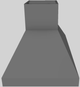 Vent-A-Hood® 48" Gunsmoke Euro-Style Island Range Hood-4