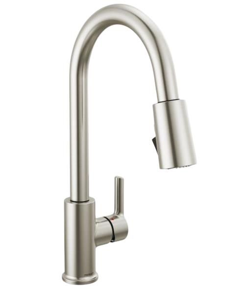 Peerless Flute™ Stainless Single Handle Pull-Down Kitchen Faucet-0