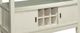 Bernards Winslow Farmhouse Cherry Dining Server with White Base-1