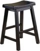 Homelegance® Saddleback Black Counter Height Stool-0