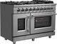 FORNO® Massimo 48" Stainless Steel Pro Style Gas Range-2