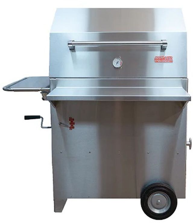 Hasty Bake Gourmet Pro 30" Stainless Steel Charcoal Freestanding Grill-0
