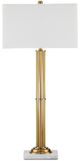 Currey & Company Allegory Antique Brass/Off-White Table Lamp-2