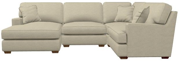 La-Z-Boy® Paxton Flax Sectional with Custom Layout Options-1