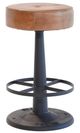 Nest Home Collections Gavin Black/Brown Counter Stool-0