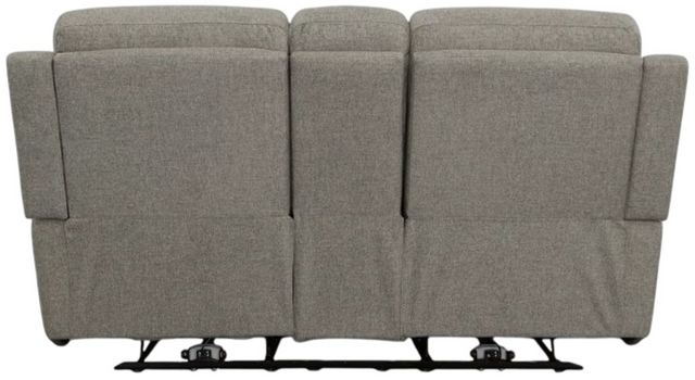 Flexsteel® Henry Hickory Power Reclining Loveseat with Console and Power Headrests-2