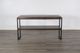 Sunny Designs™ Tyler French Brown Sofa Table with Black Metal Frame-1