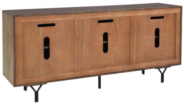 Signature Design by Ashley® Lavinmont Multi Brown Accent Cabinet-3
