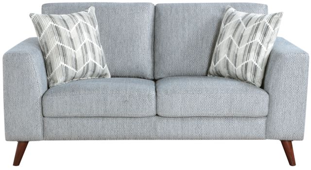 Homelegance® Broadway Blue/Gray Loveseat-2