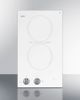 Summit® 12" White Electric Cooktop -1