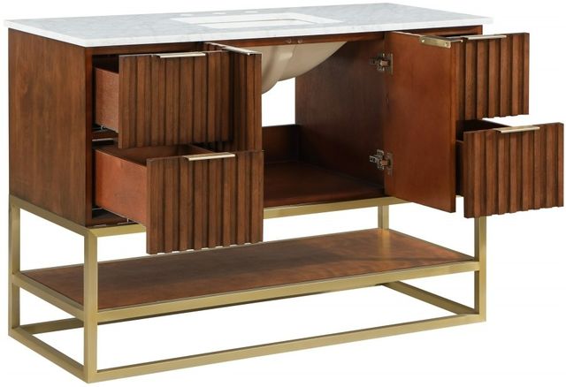 Meridian Furniture Monad Walnut 48" Bathroom Vanity-1