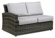 Ratana Portfino Fossil Grey Resin 2-Seater Left Arm-0
