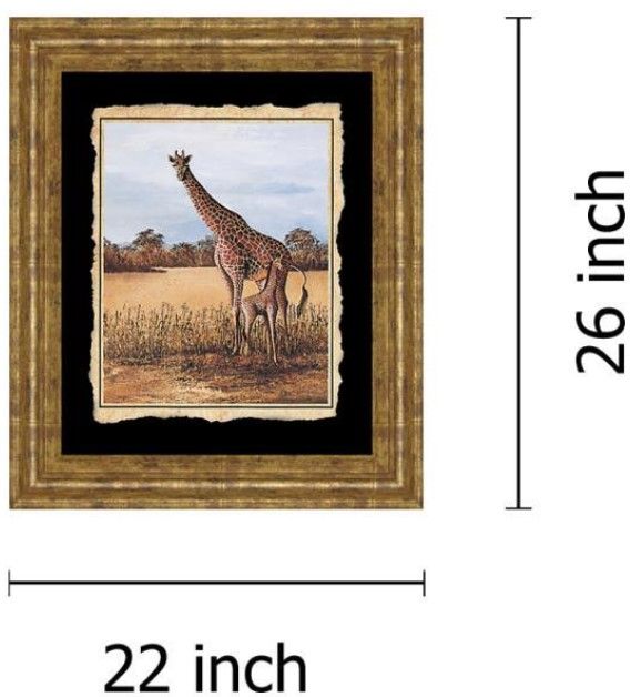 Classy Living Giraffe Wall Art-2