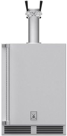 Hestan® Professional 5.2 Cu. Ft. Steeletto Outdoor Double Faucet Beer Dispenser-0