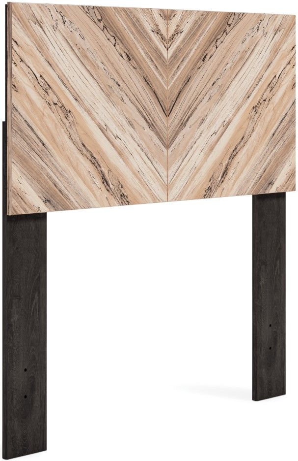 Signature Design by Ashley® Piperton 3-Piece Two-Tone Brown/Black Queen Panel Headboard Bed Set-1