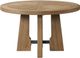 Intercon Landmark Weathered Oak Round Dining Table-2