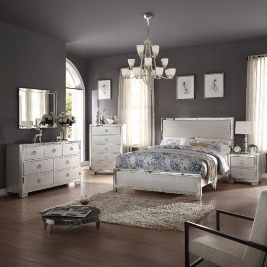 ACME Furniture Voeville II Platinum Nightstand-5
