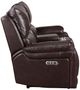 New Classic® Home Furnishings Cicero Brown Leather Reclining Sofa -3