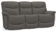 La-Z-Boy® James Charcoal Reclining Sofa-0
