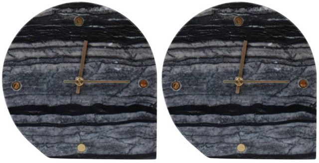 Signature Design by Ashley® Janmour Black Table Clock-0