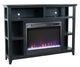 Legends Home Studio Seal Skin Black Fireplace Mantel-0