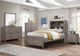 Homelegance® Woodrow Gray Youth Twin Platform Bookcase Bed-1
