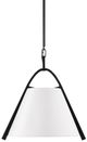 Currey & Company Frey Satin Black/Brushed Brown Pendant Lighting-0