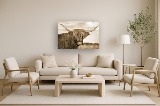 Classy Living Highland Cow Serenity Wall Art-1
