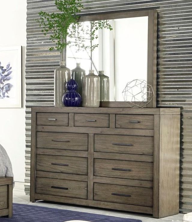 aspenhome® Modern Loft Greystone Mirror-1