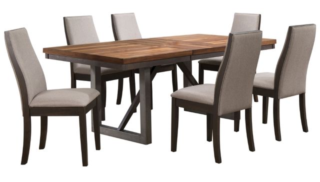Coaster® Spring Creek 7-Piece Taupe Dining Set-0