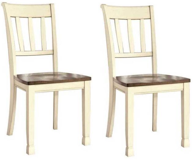 Signature Design by Ashley® Whitesburg Brown/Cottage White Dining Side Chair-1