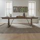 Liberty Furniture Americana Farmhouse Dusty Taupe Trestle Dining Table-2