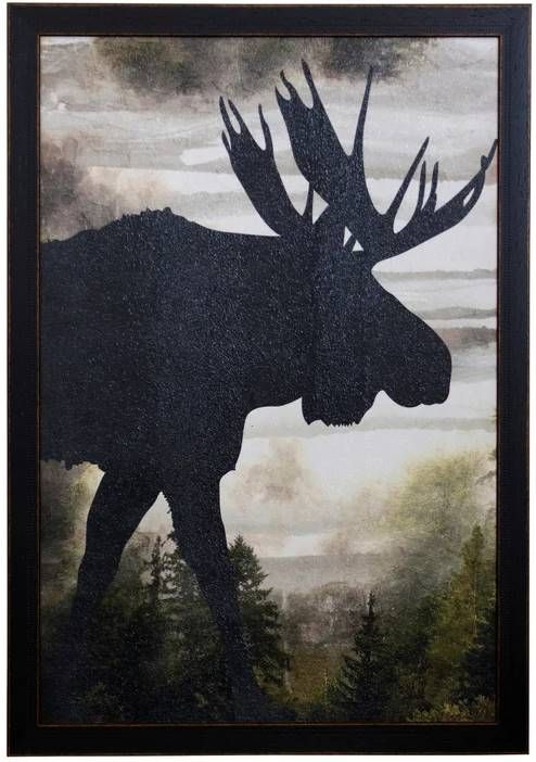 StyleCraft Moose Mountain Wall Art-0