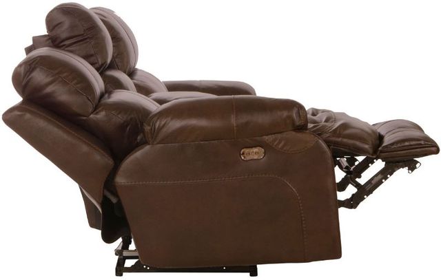 Catnapper® Positano Cocoa Power Reclining Console Loveseat-4